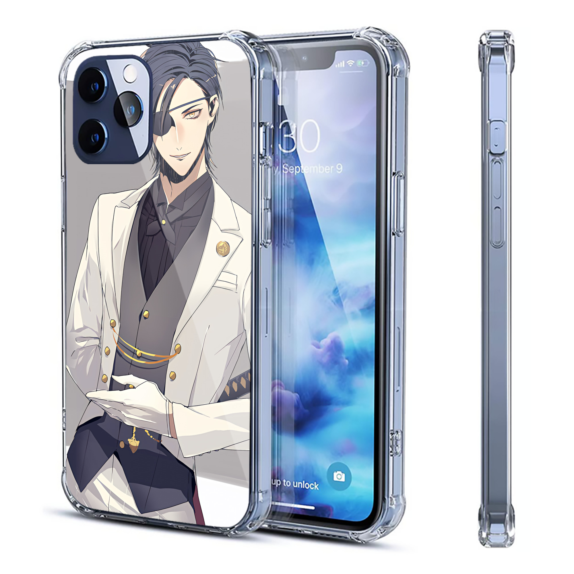 （画像用） 刀剣乱舞 Touken Ranbu 【iPhone 12シリーズ対応】透明スマホケース（クリアソフトケース）